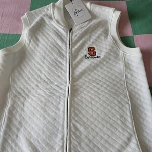 Syracuse University Collegiate Women's Vest NWT